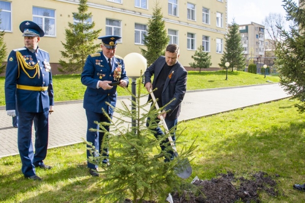 Высадка Аллеи Памяти участников Великой Отечественной войны и павших в Специальной военной операции.